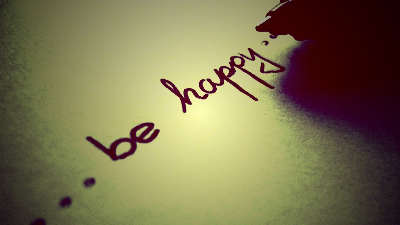 ... be happy ... обои