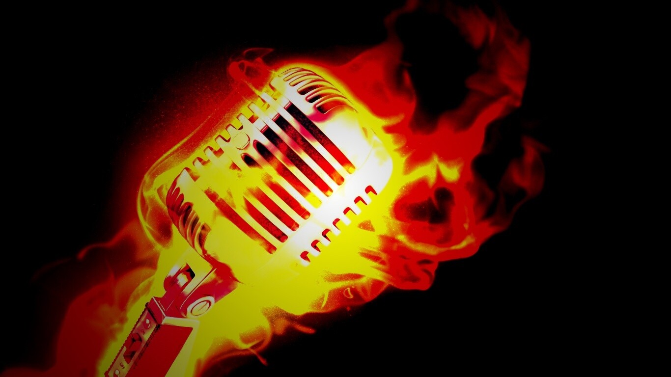 On fire! обои