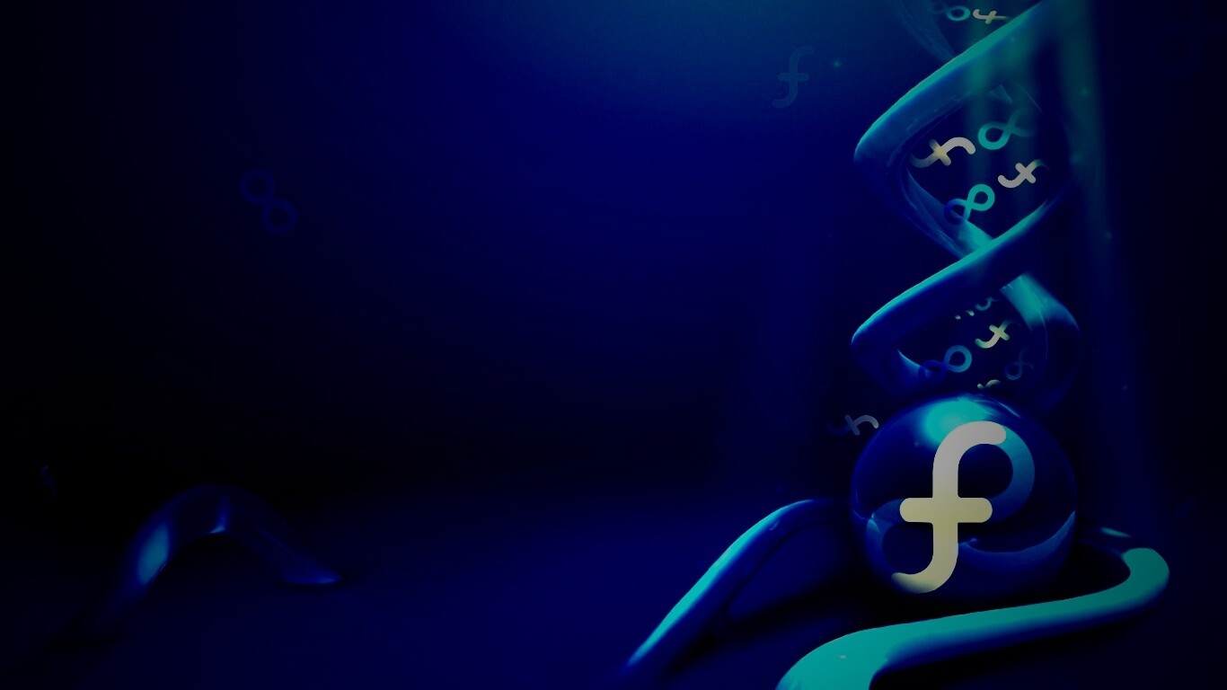 OS Fedora обои
