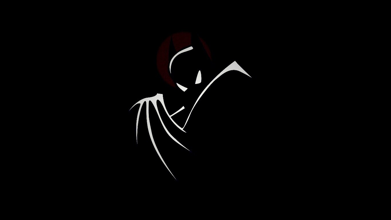 Логотип мультфильма о Бэтмене обои