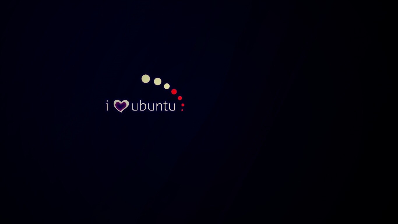 Я люблю убунту обои