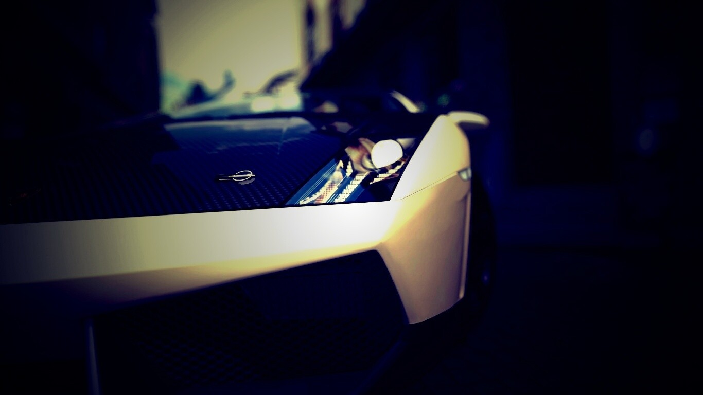 Lamborghini с карбоновым багажником обои