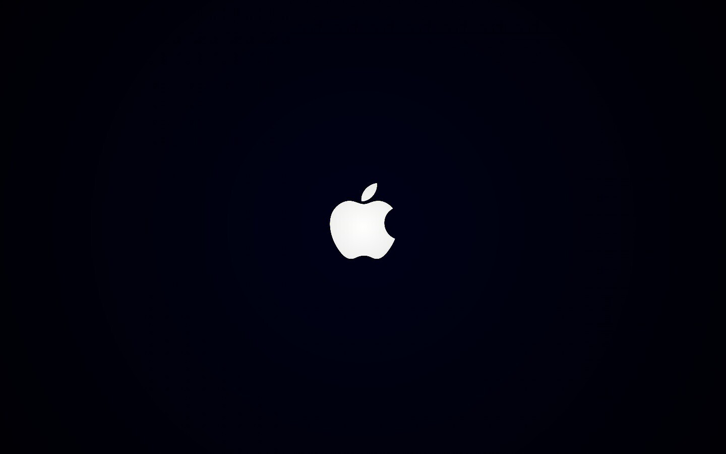 Логотип Apple на черном фоне обои
