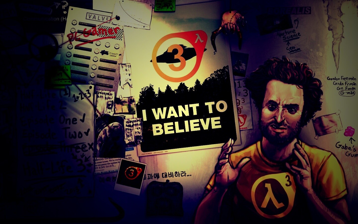 Half Life 3 - I want to believe обои
