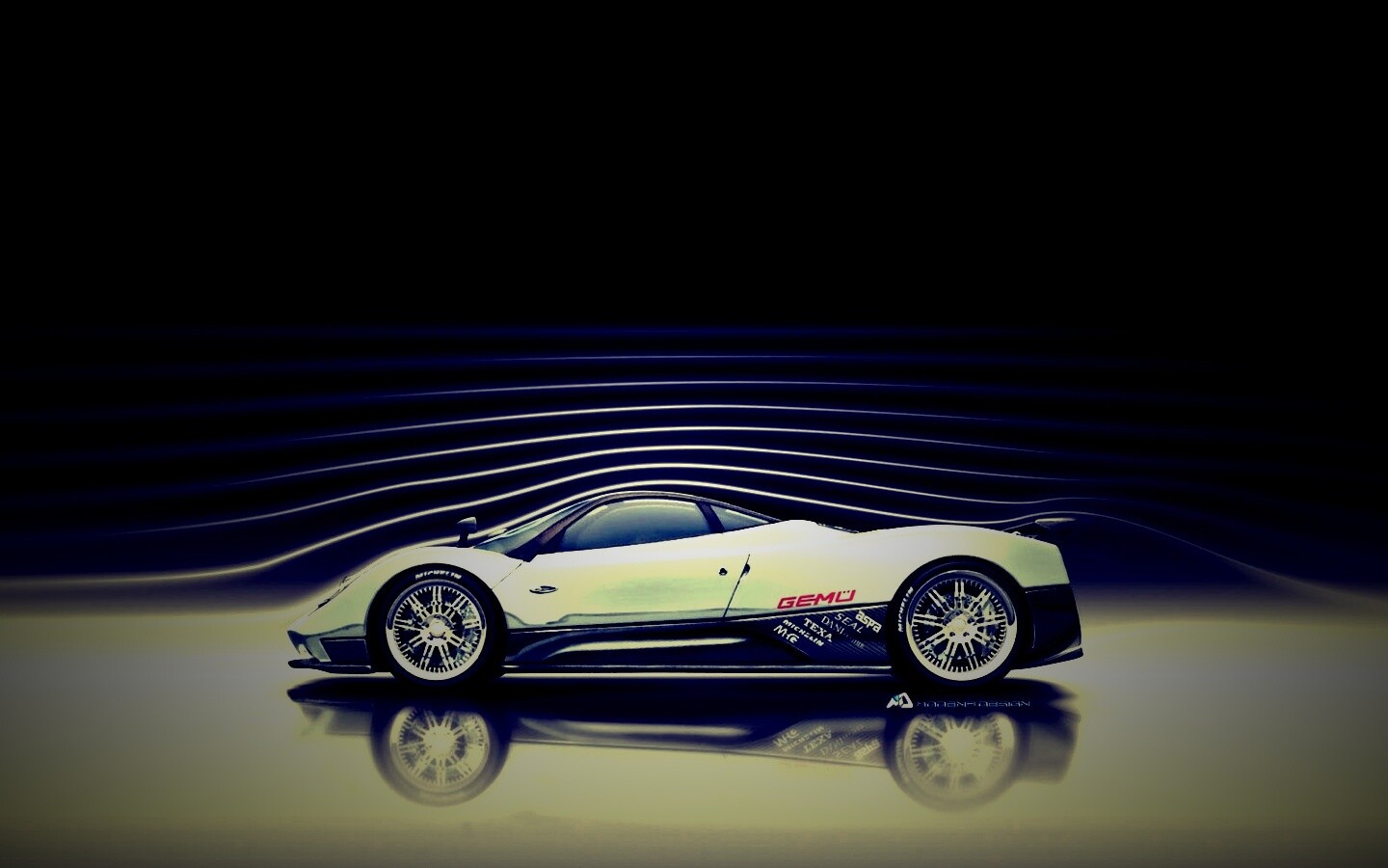 Аэродинамика Pagani Zonda обои