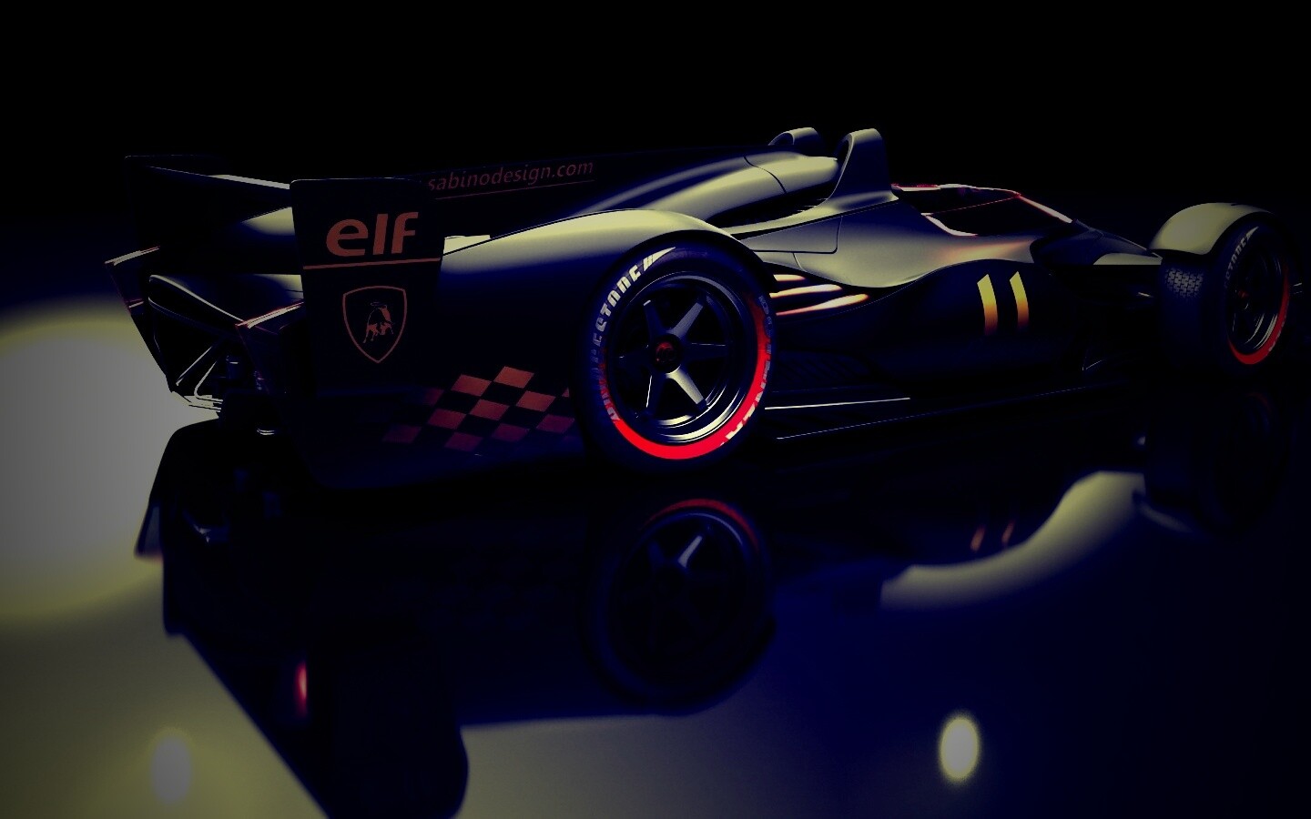 Болид Lamborghini обои