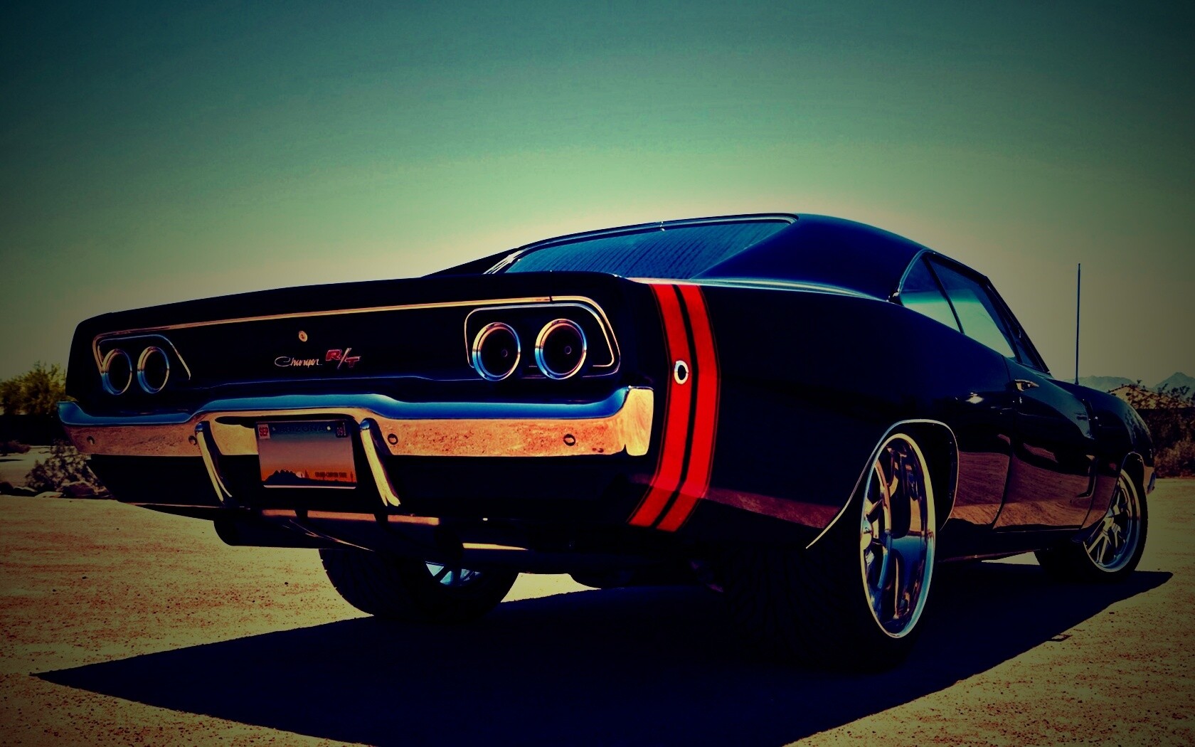 Зад Dodge Charger обои