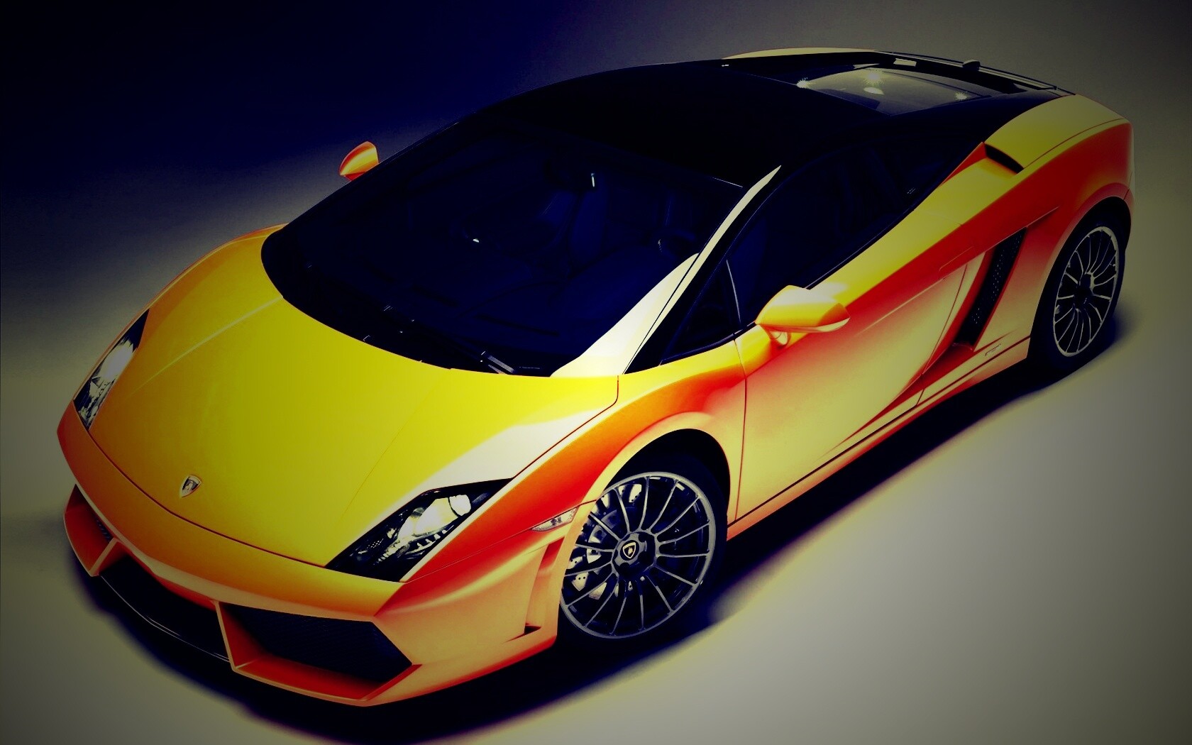 Жёлтый Lamborghini Gallardo обои