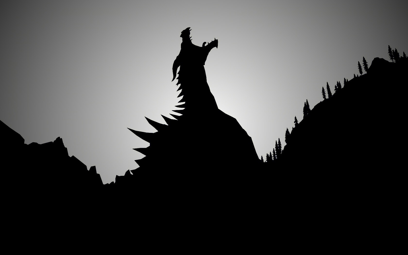 Крик из The Elder Scrolls V: Skyrim обои