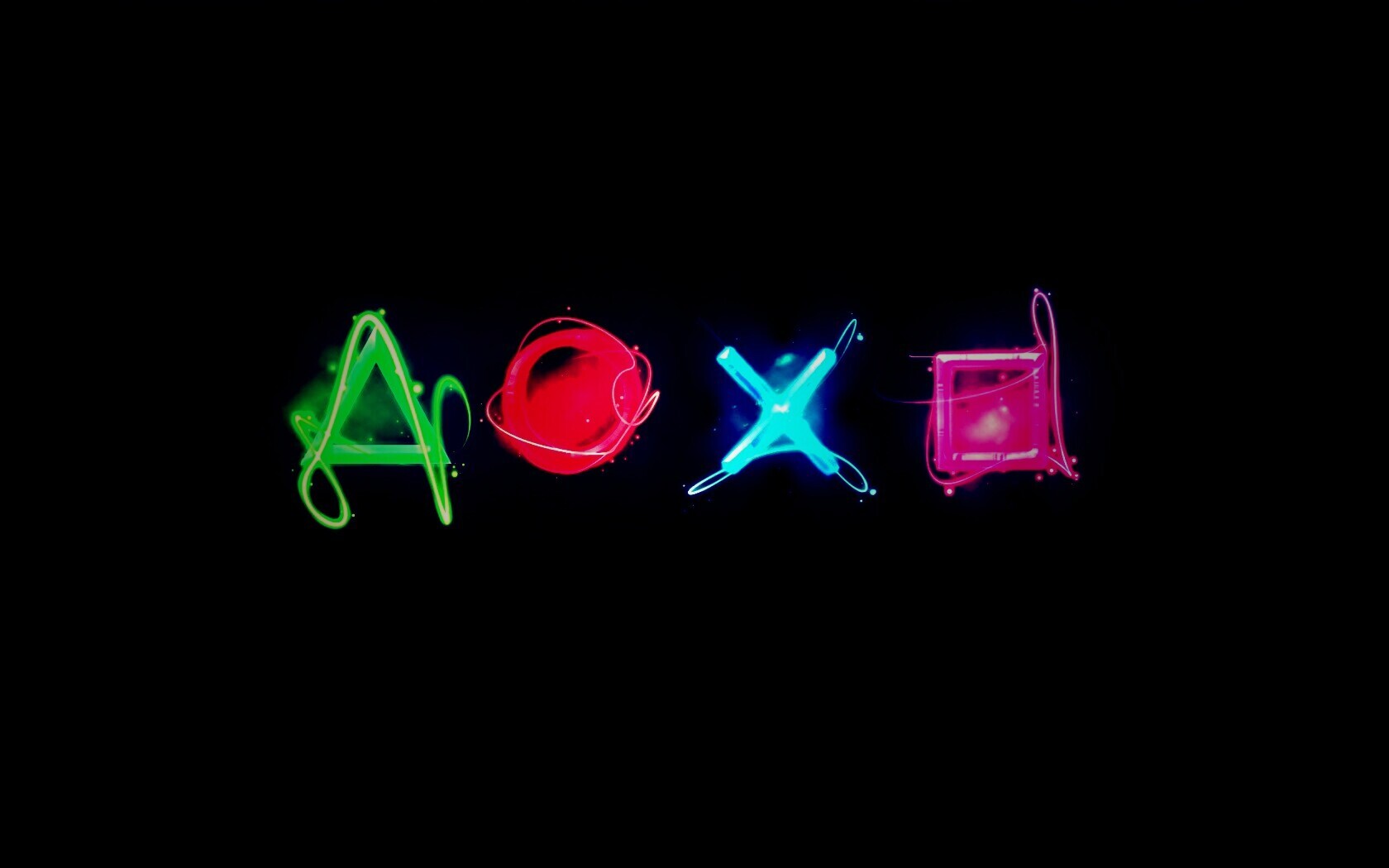 Кнопки контроллера Playstation обои