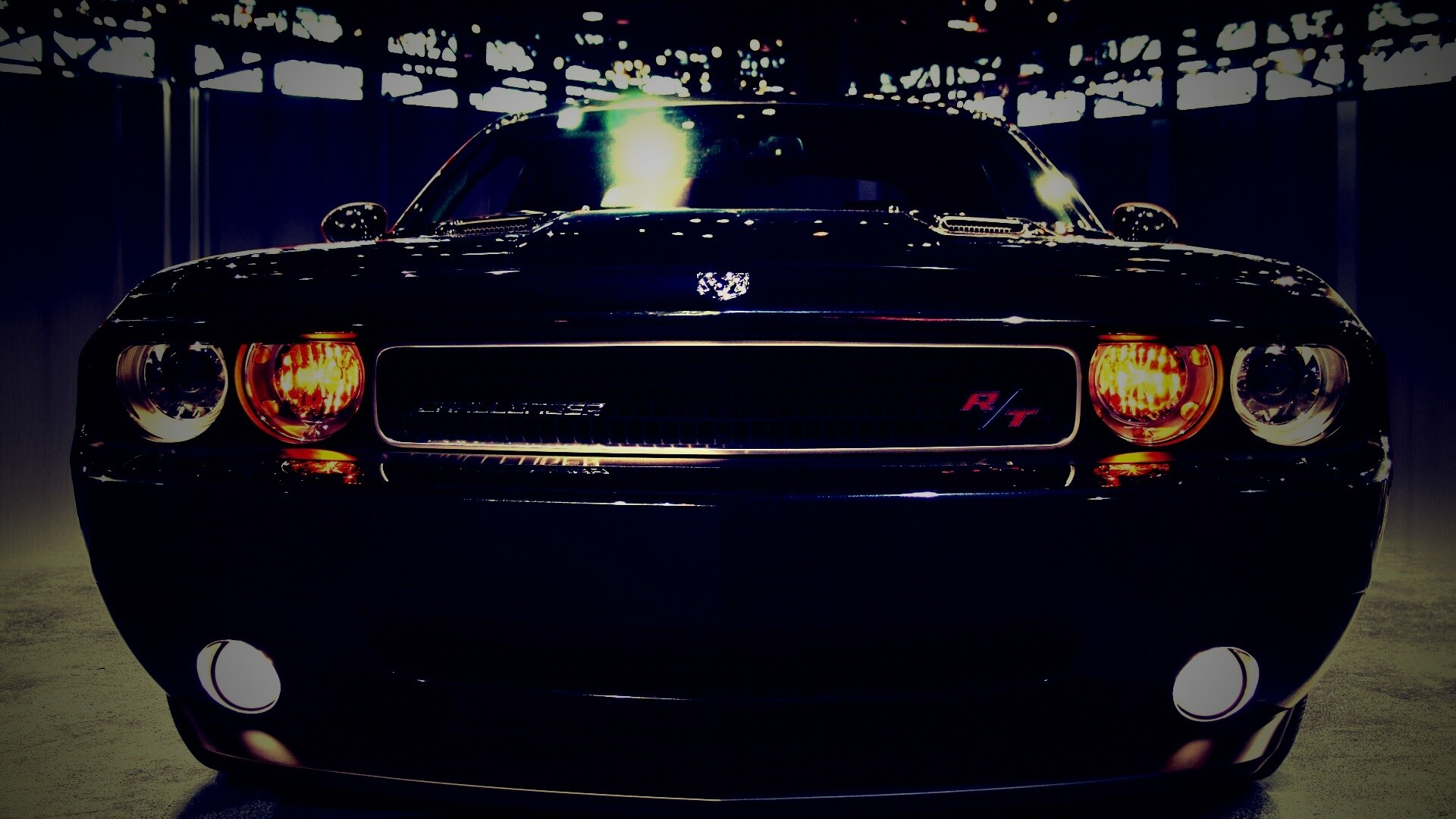 Фары Dodge Challender обои