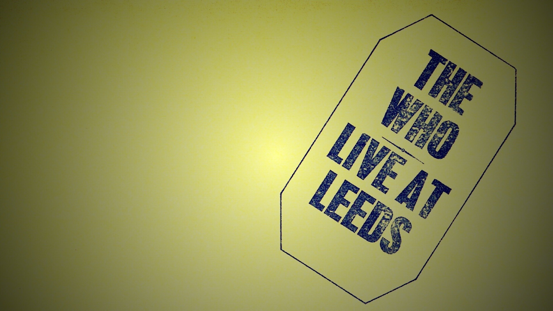 The who live at leeds обои