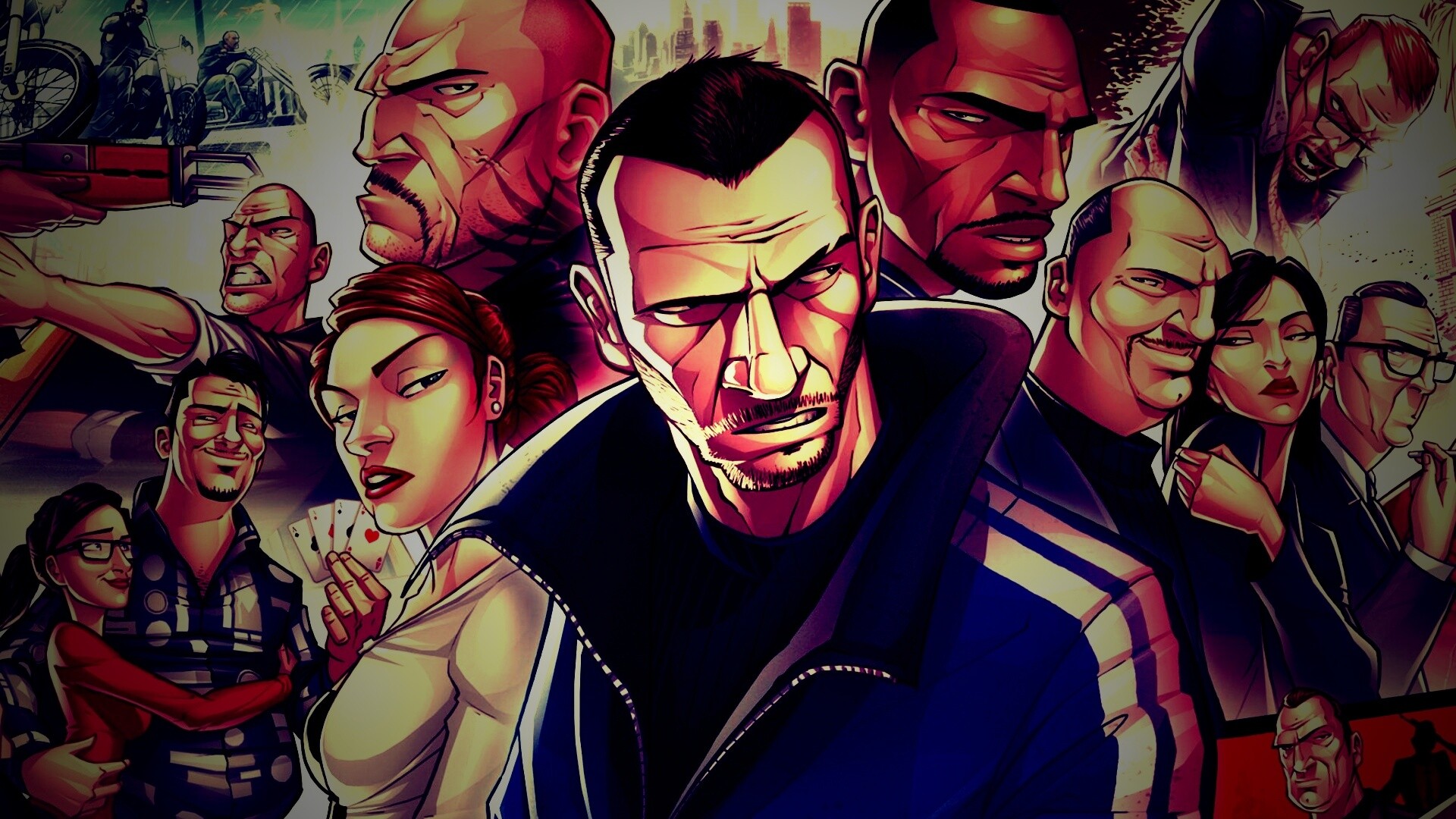 Персонажи GTA4 обои