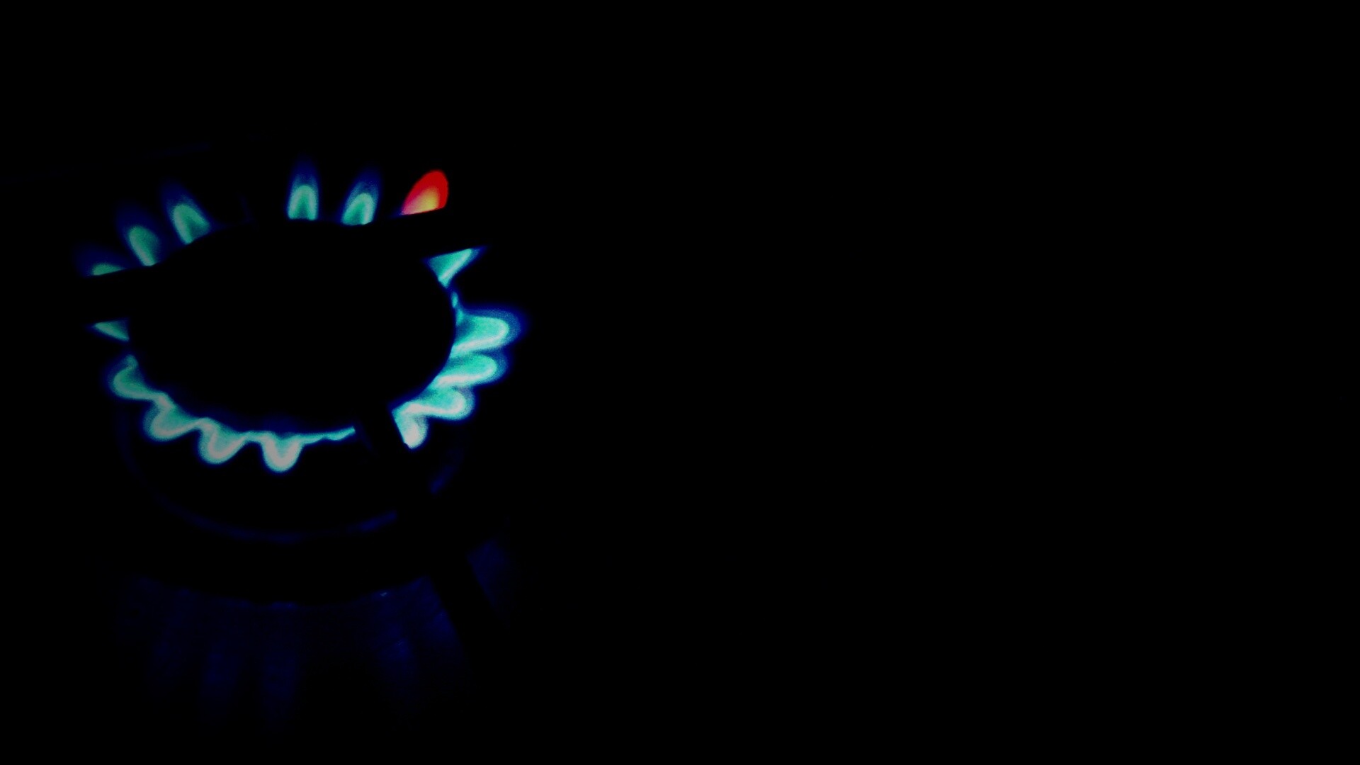 Огонь газовой горелки обои