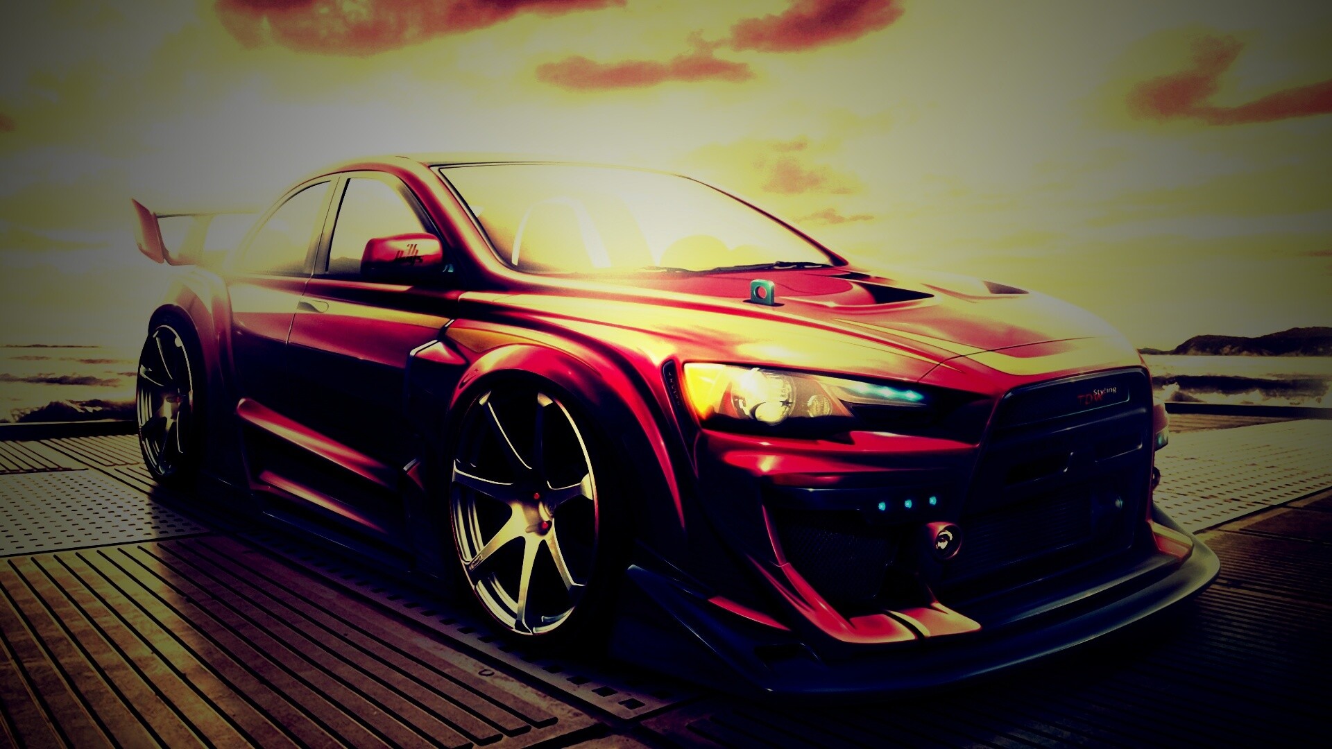 Mitsubishi Lancer Evolution 10 Liberty walk