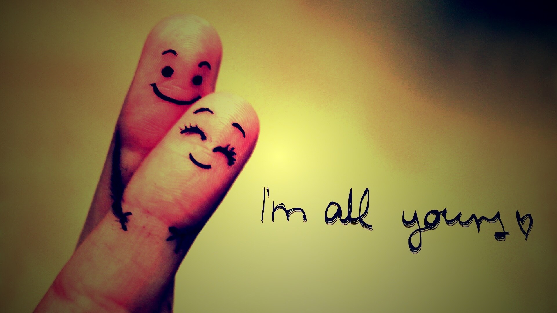 I"m all yours! обои