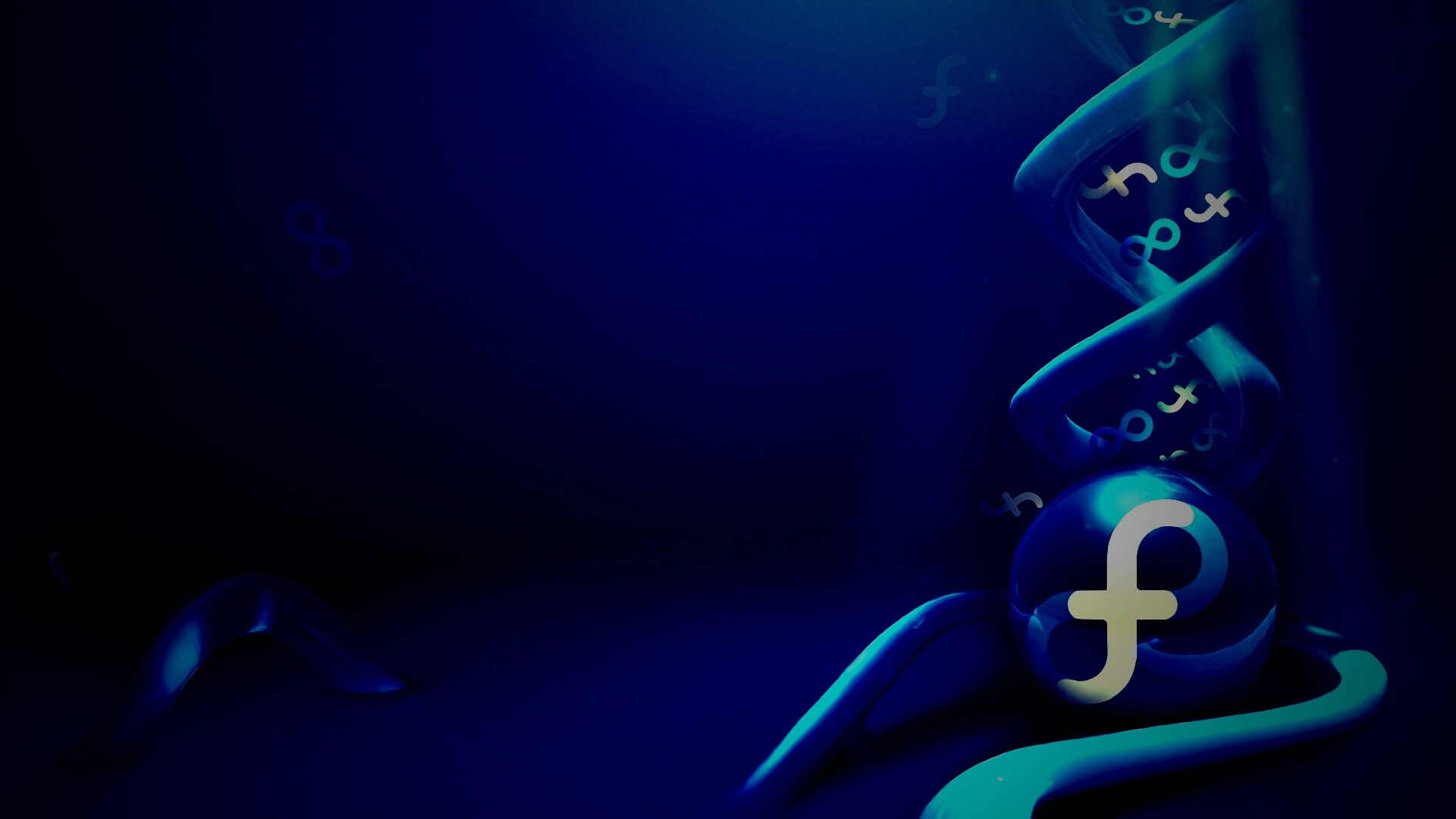 OS Fedora обои