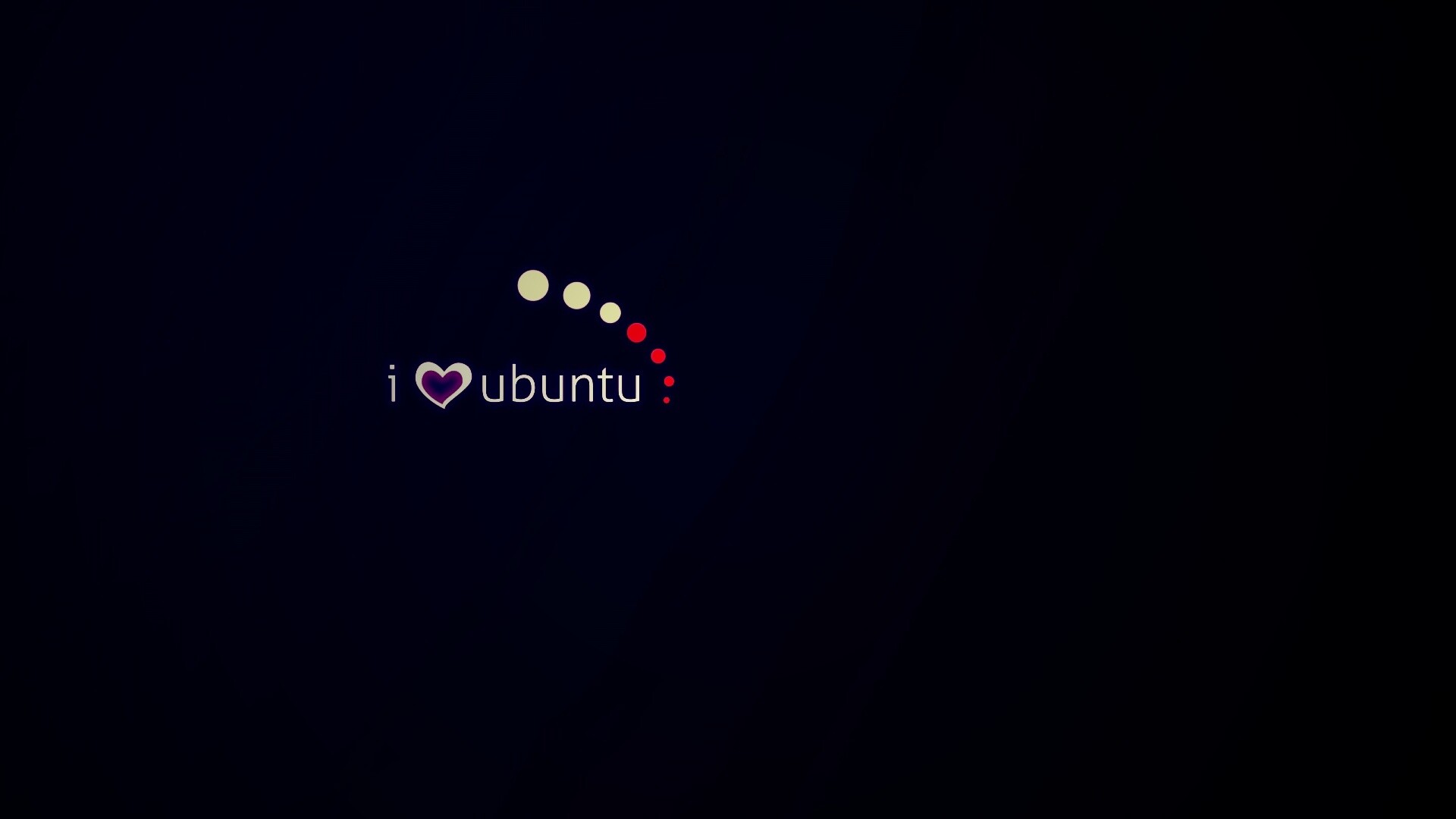 Я люблю убунту обои
