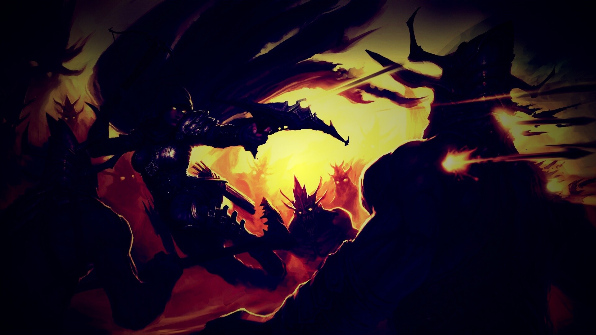 Охотник на демонов из Diablo 3 обои