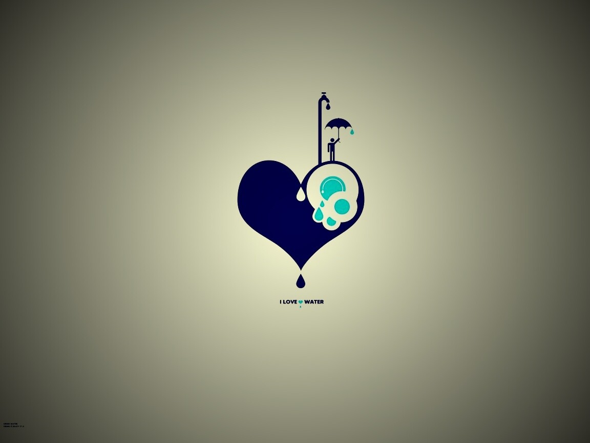 I love water обои