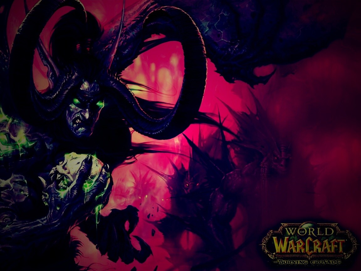 Иллидан из WoW BC обои