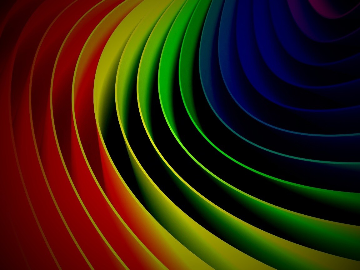 Радуга может быть такой обои