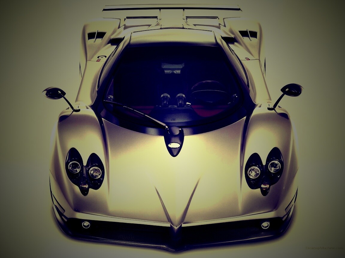 Pagani Zonda спереди обои