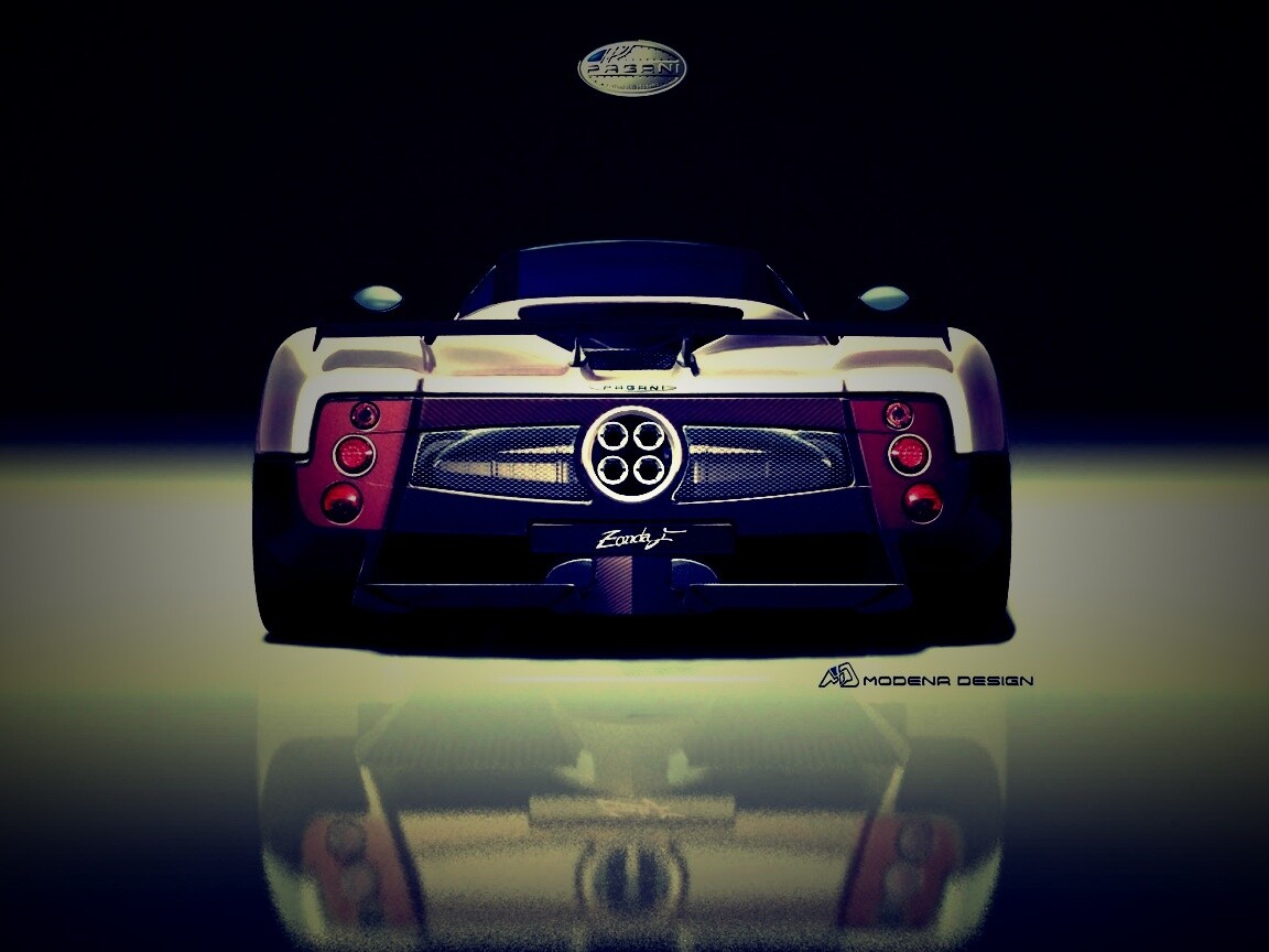 Pagani Zonda рендер обои