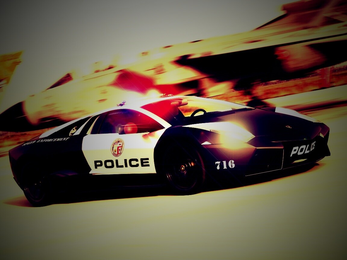 Полицейска Lamborghini из NFS обои
