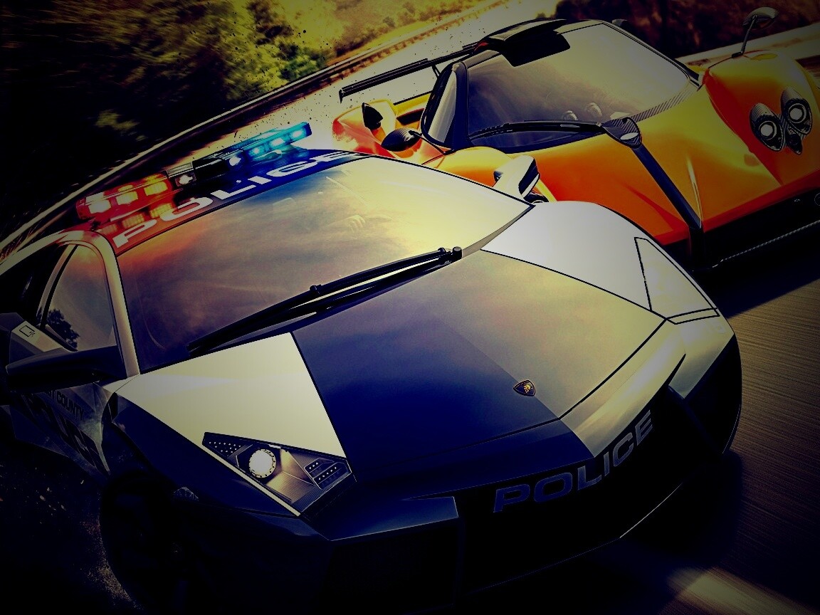 Полицейская погоня из Need For Speed обои