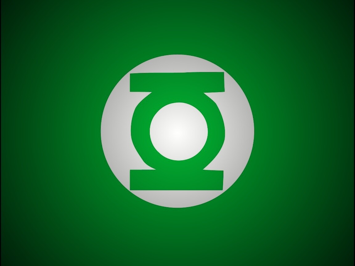 Знак Зеленого фонаря обои
