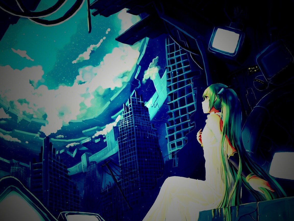 Вокалоид Hatsune Miku обои