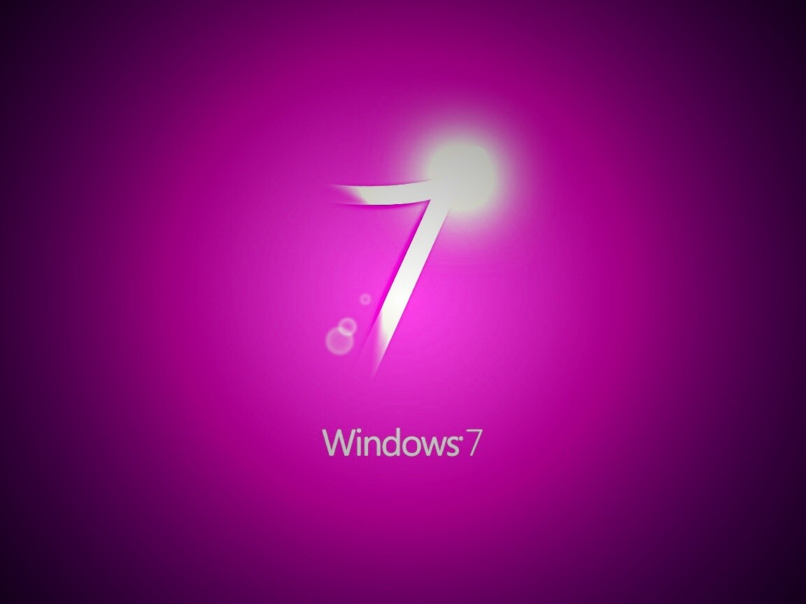 Сиреневый фон Windows 7 обои