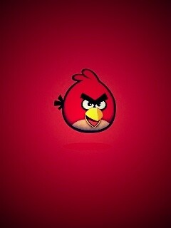 Красная птица из Angry Birds обои