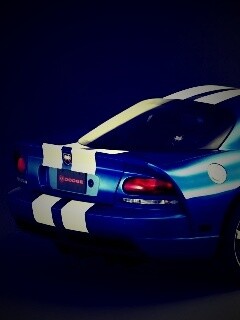 Синий Dodge Viper обои