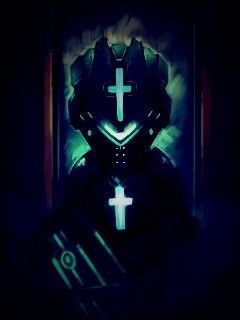 Рыцарь в стиле Dead Space обои