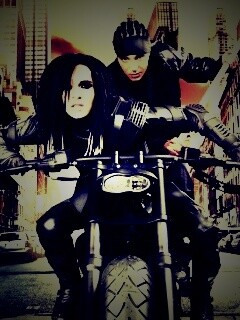 Tokio Hotel на мотоцикле обои