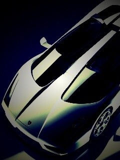 Светло-серый Lamborghini обои
