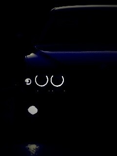 Чёрный BMW обои