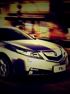 Acura в движении обои