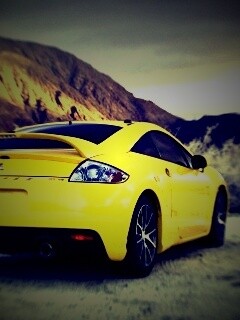 Mitsubishi в горах обои