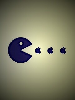 Пэкмен против Apple обои