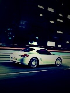 Porsche на трассе обои