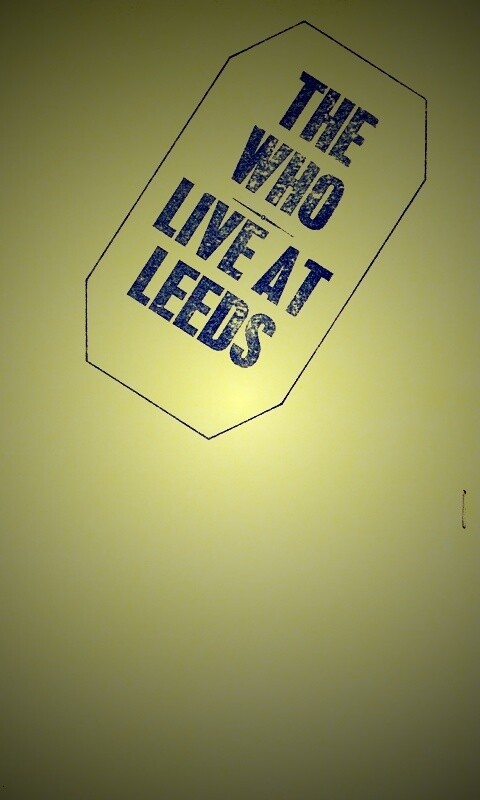 The who live at leeds обои