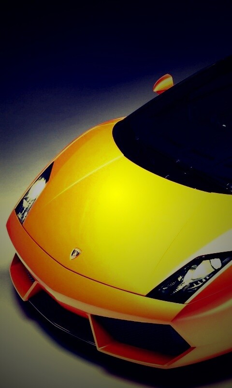 Жёлтый Lamborghini Gallardo обои