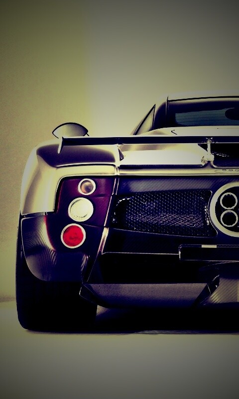 Pagani Zonda сзади обои