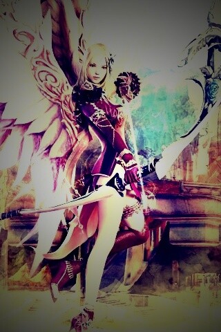 Эльфийка лучница из Aion обои