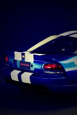 Синий Dodge Viper обои