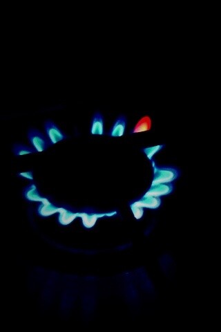 Огонь газовой горелки обои
