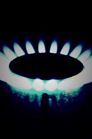 Огонь газовой конфорки обои
